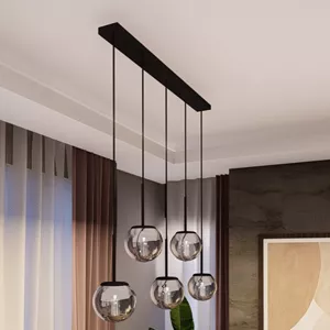 Cam Küre Avizelerle Modern ve Dengeli Bir Dekorasyon Oluşturma